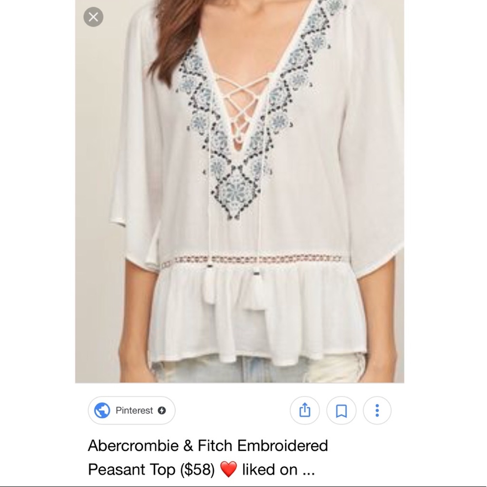 Boho Chic Abercrombie Blouse!!
